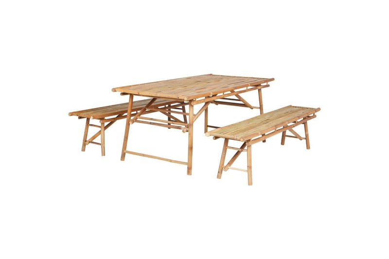 Matsalsset Beliani Tindari Light wood
