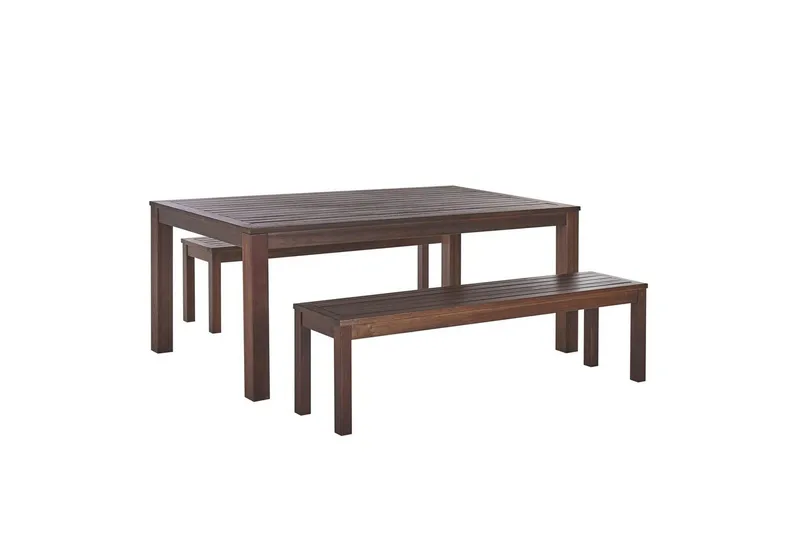 Matsalsset Beliani Tuscania Dark wood