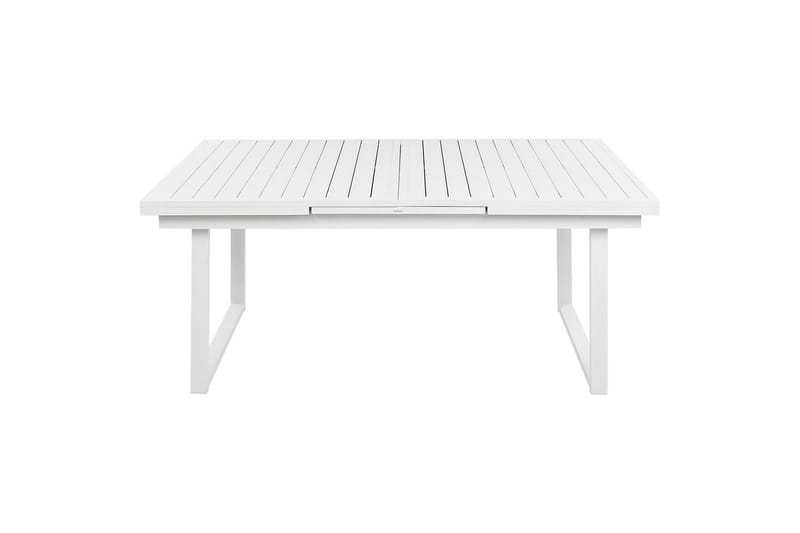 Matsalsset Beliani Valcanetto/Taviano Svart/grått/ljust trä, 6-Sits White||Grey||Light wood - Hagemøbler & utemiljø - Hagegruppe - Spisegrupper hage