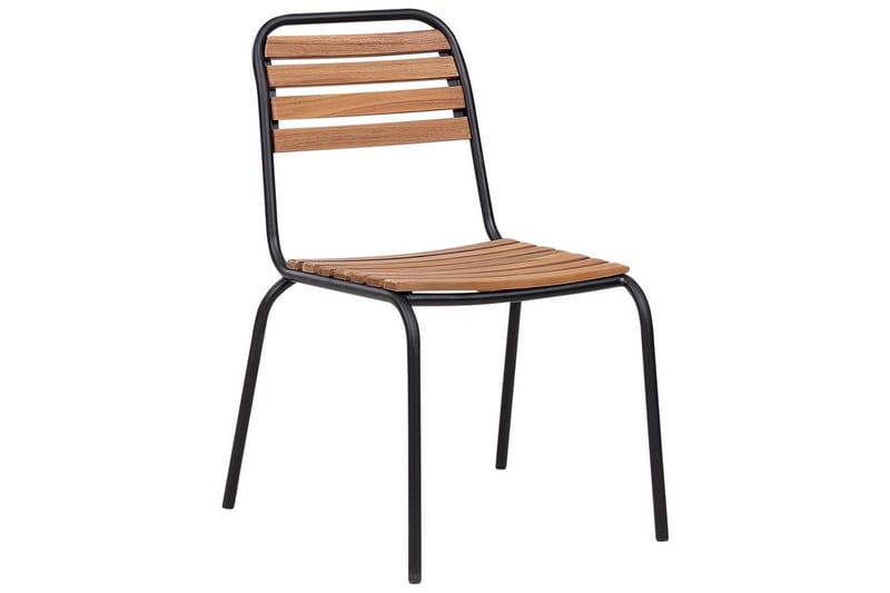 Matsalsset Beliani Vallese Light wood - Hagemøbler & utemiljø - Hagegruppe - Spisegrupper hage