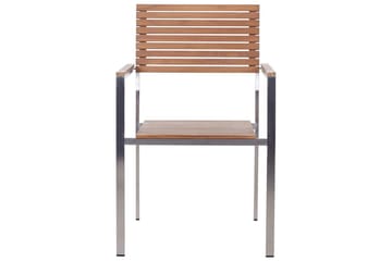Matsalsset Beliani Viareggio Light wood - Hagemøbler & utemiljø - Hagegruppe - Spisegrupper hage