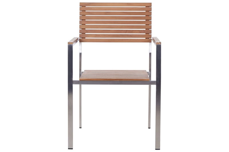 Matsalsset Beliani Viareggio Light wood - Hagemøbler & utemiljø - Hagegruppe - Spisegrupper hage