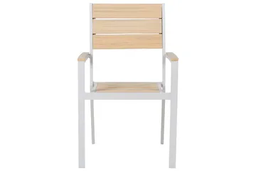 Matsalsset Beliani Prato Beige - Hagemøbler & utemiljø - Hagegruppe - Spisegrupper hage