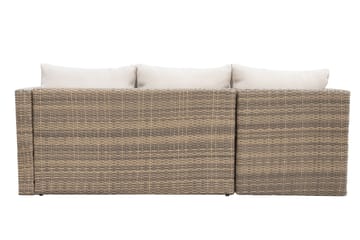 Mendoza 4-seters Sofagruppe - Brun / Beige puter - Hagemøbler & utemiljø - Hagegruppe - Sofagruppe utendørs