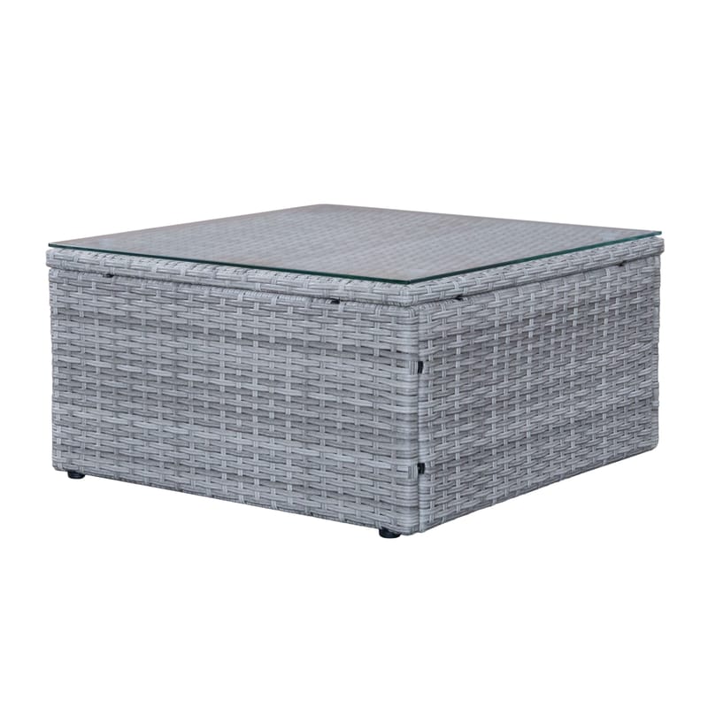 Mendoza 4-seters Sofagruppe - Grå - Hagemøbler & utemiljø - Hagegruppe - Sofagruppe utendørs