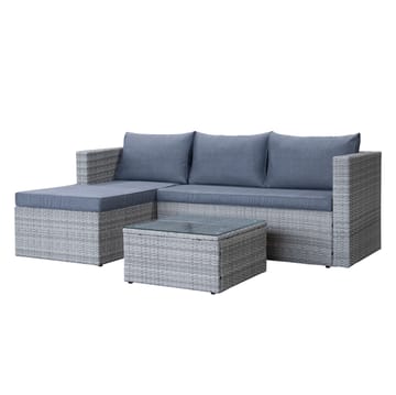 Mendoza 4-seters Sofagruppe - Grå - Hagemøbler & utemiljø - Hagegruppe - Sofagruppe utendørs