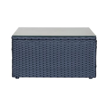 Mendoza 4-seters Sofagruppe - Svart / Hvite puter - Hagemøbler & utemiljø - Hagegruppe - Sofagruppe utendørs