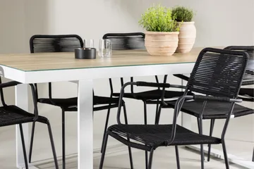 Merlo Dining Table White - Hagemøbler & utemiljø - Hagegruppe - Spisegrupper hage