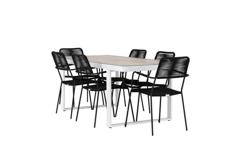 Merlo Dining Table White - Hagemøbler & utemiljø - Hagegruppe - Spisegrupper hage