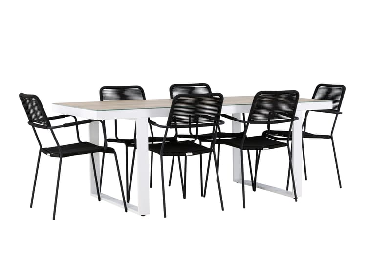 Merlo Dining Table White - Hagemøbler & utemiljø - Hagegruppe - Spisegrupper hage