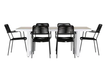 Merlo Dining Table White - Hagemøbler & utemiljø - Hagegruppe - Spisegrupper hage