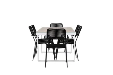 Merlo Dining Table White - Hagemøbler & utemiljø - Hagegruppe - Spisegrupper hage