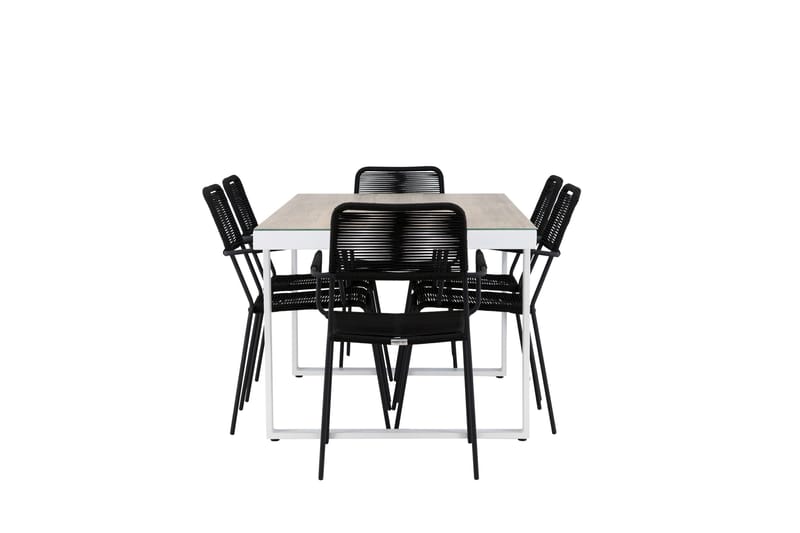 Merlo Dining Table White - Hagemøbler & utemiljø - Hagegruppe - Spisegrupper hage
