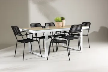 Merlo Dining Table White - Hagemøbler & utemiljø - Hagegruppe - Spisegrupper hage