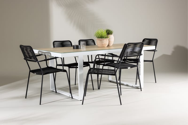 Merlo Dining Table White - Hagemøbler & utemiljø - Hagegruppe - Spisegrupper hage