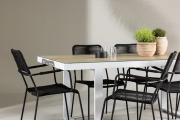 Merlo Dining Table White - Hagemøbler & utemiljø - Hagegruppe - Spisegrupper hage