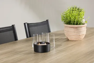 Merlo Spisegruppe cm Rektangulær med 6 Copacabana Stoler - Hvit - Hagemøbler & utemiljø - Hagegruppe - Spisegrupper hage