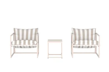 Messina kafégruppe utendørs - Grå - Hagemøbler & utemiljø - Hagegruppe - Cafemøbler & cafesett