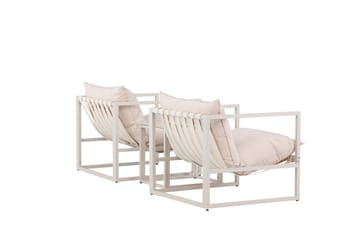 Messina Sofagruppe Utendørs 2-seter - Beige - Hagemøbler & utemiljø - Hagegruppe - Sofagruppe utendørs