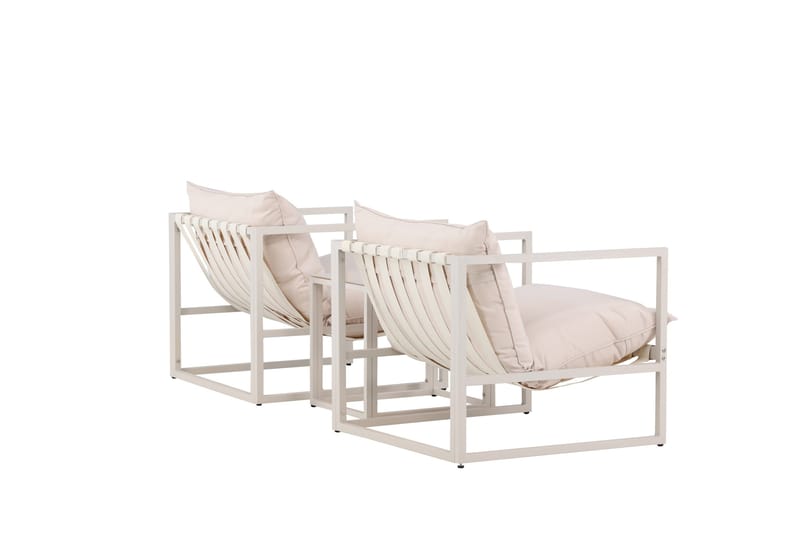 Messina Sofagruppe Utendørs 2-seter - Beige - Hagemøbler & utemiljø - Hagegruppe - Sofagruppe utendørs