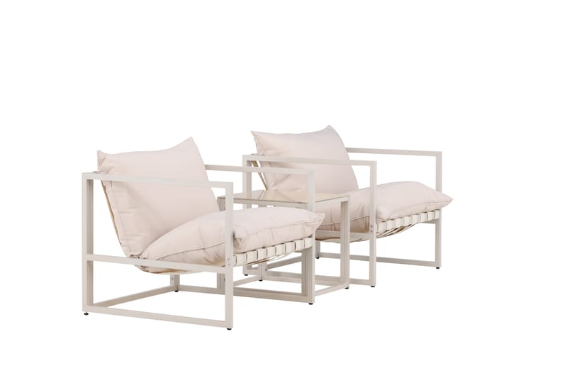 Messina Sofagruppe Utendørs 2-seter - Beige - Hagemøbler & utemiljø - Hagegruppe - Sofagruppe utendørs