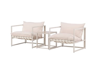 Messina Sofagruppe Utendørs 2-seter - Beige - Hagemøbler & utemiljø - Hagegruppe - Sofagruppe utendørs