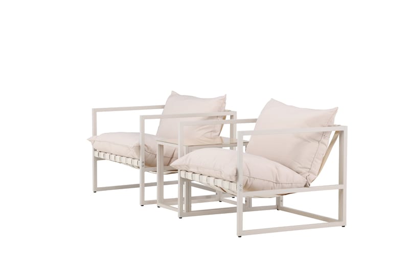 Messina Sofagruppe Utendørs 2-seter - Beige - Hagemøbler & utemiljø - Hagegruppe - Sofagruppe utendørs