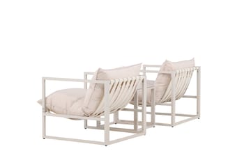 Messina Sofagruppe Utendørs 2-seter - Beige - Hagemøbler & utemiljø - Hagegruppe - Sofagruppe utendørs