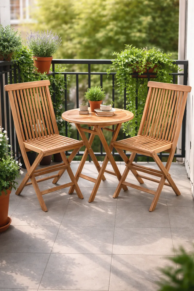 Milano Kaffesett - Natur - Hagemøbler & utemiljø - Hagegruppe - Cafemøbler & cafesett