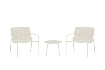 Minos kafégruppe utendørs - Beige - Hagemøbler & utemiljø - Hagegruppe - Cafemøbler & cafesett