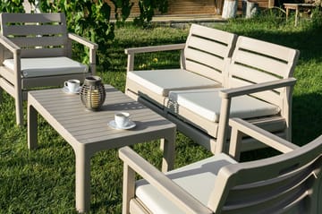 Momira Loungegruppe utendørs - Desert Beige - Hagemøbler & utemiljø - Hagegruppe - Sofagruppe utendørs