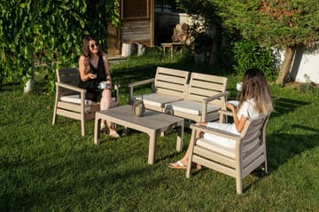 Momira Loungegruppe utendørs - Desert Beige - Hagemøbler & utemiljø - Hagegruppe - Sofagruppe utendørs