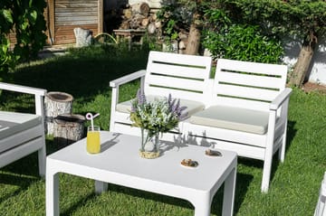 Momira Loungegruppe utendørs - Hvit - Hagemøbler & utemiljø - Hagegruppe - Sofagruppe utendørs