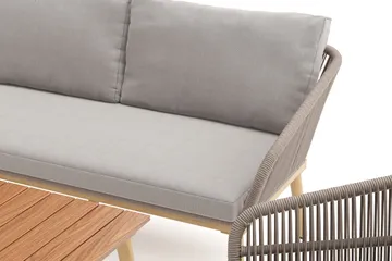 Morrocco sofagruppe utendørs - Brun - Hagemøbler & utemiljø - Hagegruppe - Sofagruppe utendørs