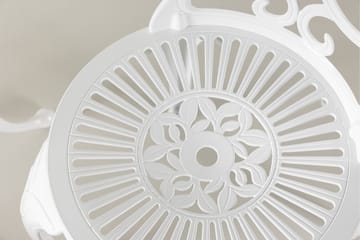 Nandin Spisegruppe + 2 stoler - Hvit - Hagemøbler & utemiljø - Hagegruppe - Cafemøbler & cafesett