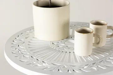 Nandin Spisegruppe + 2 stoler - Hvit - Hagemøbler & utemiljø - Hagegruppe - Cafemøbler & cafesett