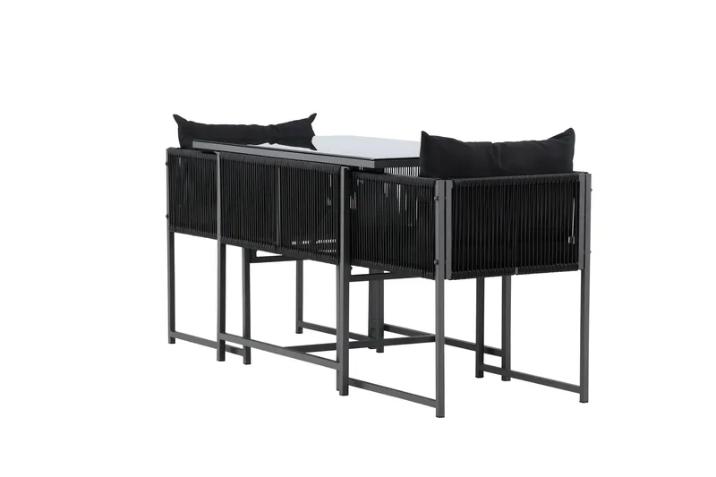 Noto Balkonggruppe 2-seter - Beige - Hagemøbler & utemiljø - Hagegruppe - Cafemøbler & cafesett