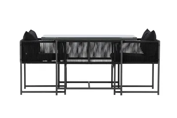 Noto Balkonggruppe 2-seter - Beige - Hagemøbler & utemiljø - Hagegruppe - Cafemøbler & cafesett