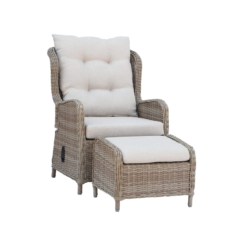 Orleans Lounge Utemøbelgruppe - Beige - Hagemøbler & utemiljø - Hagegruppe - Sofagruppe utendørs