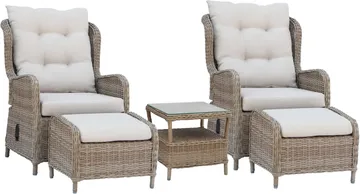 Orleans Lounge Utemøbelgruppe - Beige - Hagemøbler & utemiljø - Hagegruppe - Sofagruppe utendørs