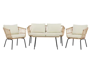Ortigia Sofagruppe Utendørs 4-seter - Natur - Hagemøbler & utemiljø - Hagegruppe - Sofagruppe utendørs