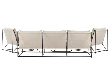 Palazzo Sofagruppe Utendørs 5-seter - Svart/Beige - Hagemøbler & utemiljø - Hagegruppe - Sofagruppe utendørs