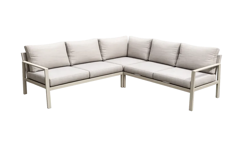 Palermo Hagemøbelgruppe Hjørnesett - Beige - Hagemøbler & utemiljø - Hagegruppe - Sofagruppe utendørs