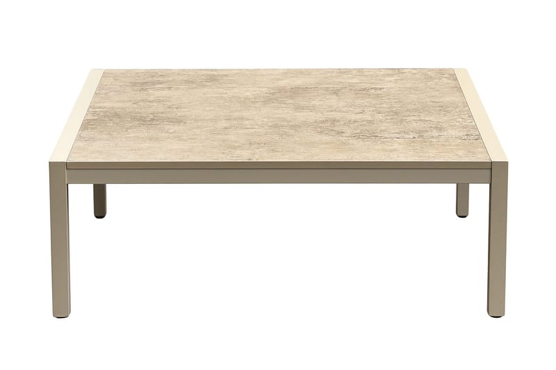Palermo Hagemøbelgruppe Sofagruppe: 3-seter sofa, 2 lenestoler, sofabord - Beige - Hagemøbler & utemiljø - Hagegruppe - Sofagruppe utendørs
