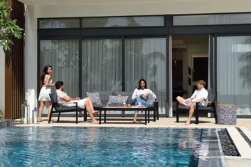 Panama Classic Utemøbelsett - Svart - Hagemøbler & utemiljø - Hagegruppe - Sofagruppe utendørs