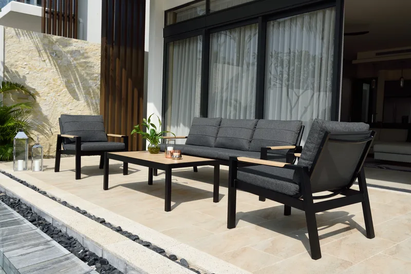 Panama Classic Utemøbelsett - Svart - Hagemøbler & utemiljø - Hagegruppe - Sofagruppe utendørs