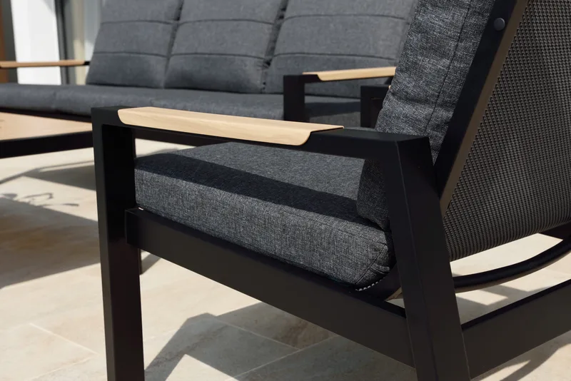 Panama Classic Utemøbelsett - Svart - Hagemøbler & utemiljø - Hagegruppe - Sofagruppe utendørs