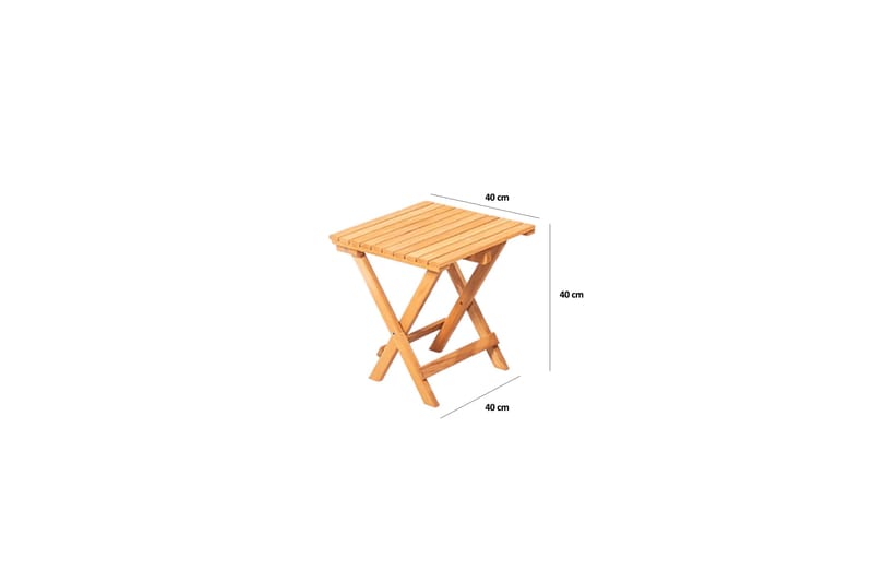 Parvez Balkonggruppe 2-seter - Beige - Hagemøbler & utemiljø - Hagegruppe - Cafemøbler & cafesett