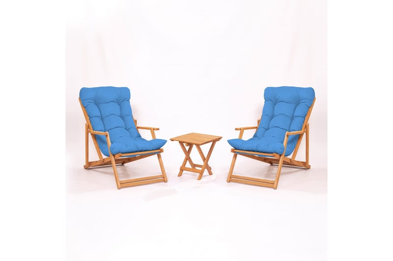 Parvez Balkonggruppe 2-seter, Blå