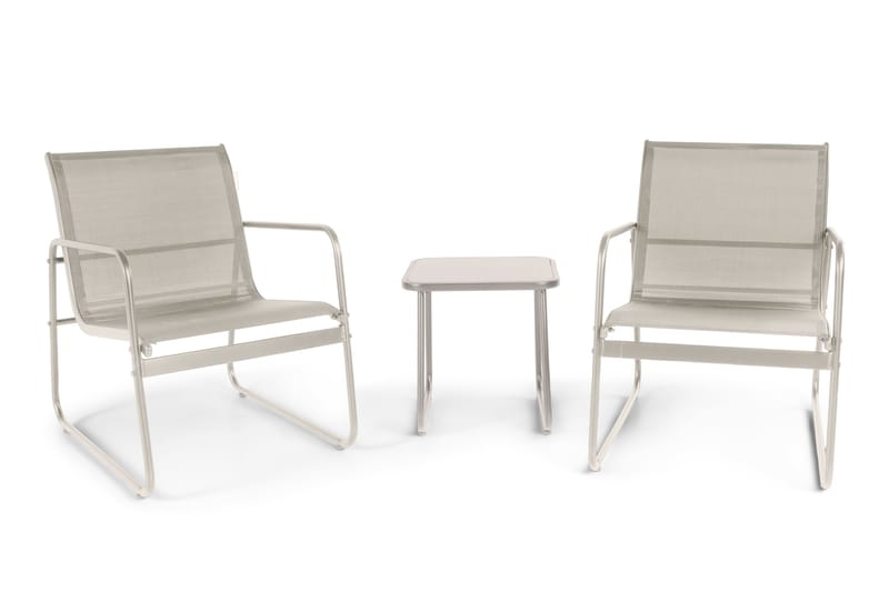 Pelanda cafésett for utendørs bruk - Beige - Hagemøbler & utemiljø - Hagegruppe - Sofagruppe utendørs